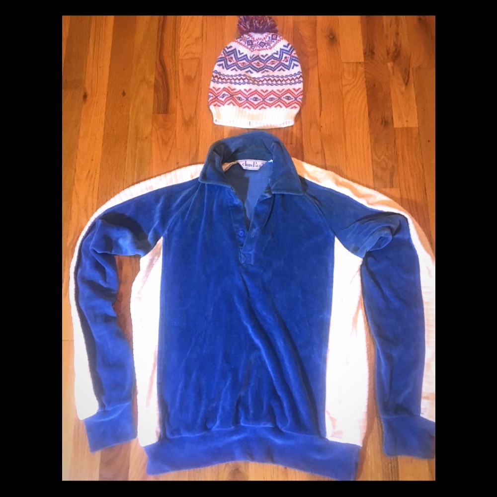 Vintage Velour Sweat Shirt